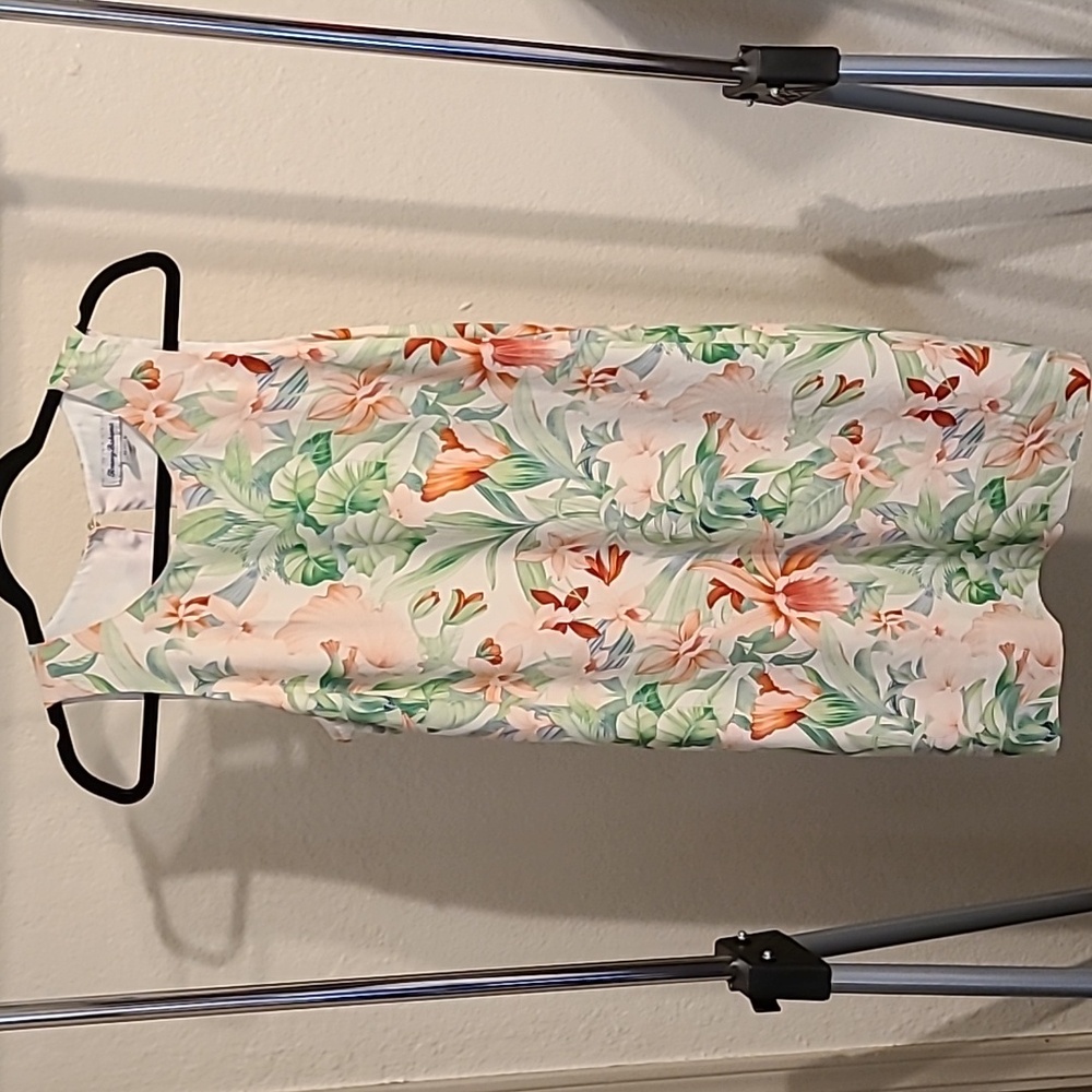 Tommy Bahama Silk Bonita Springs Floral Print Silk Minidress Size M